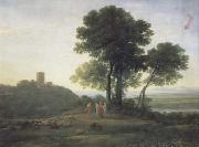 Claude Lorrain Landscape with Jacob and Laban (mk17) USA oil painting artist